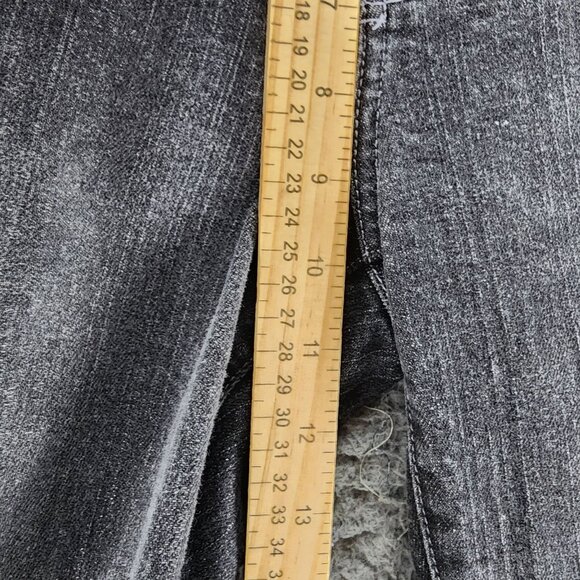 Chicos Jeans Womens 0 Short US 4 Petite Marquis Black Stretch Bootcut *GUC* - Picture 7 of 14